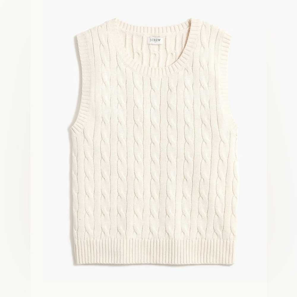 Jcrew Cable-knit sweater-vest - Picture 1 of 5